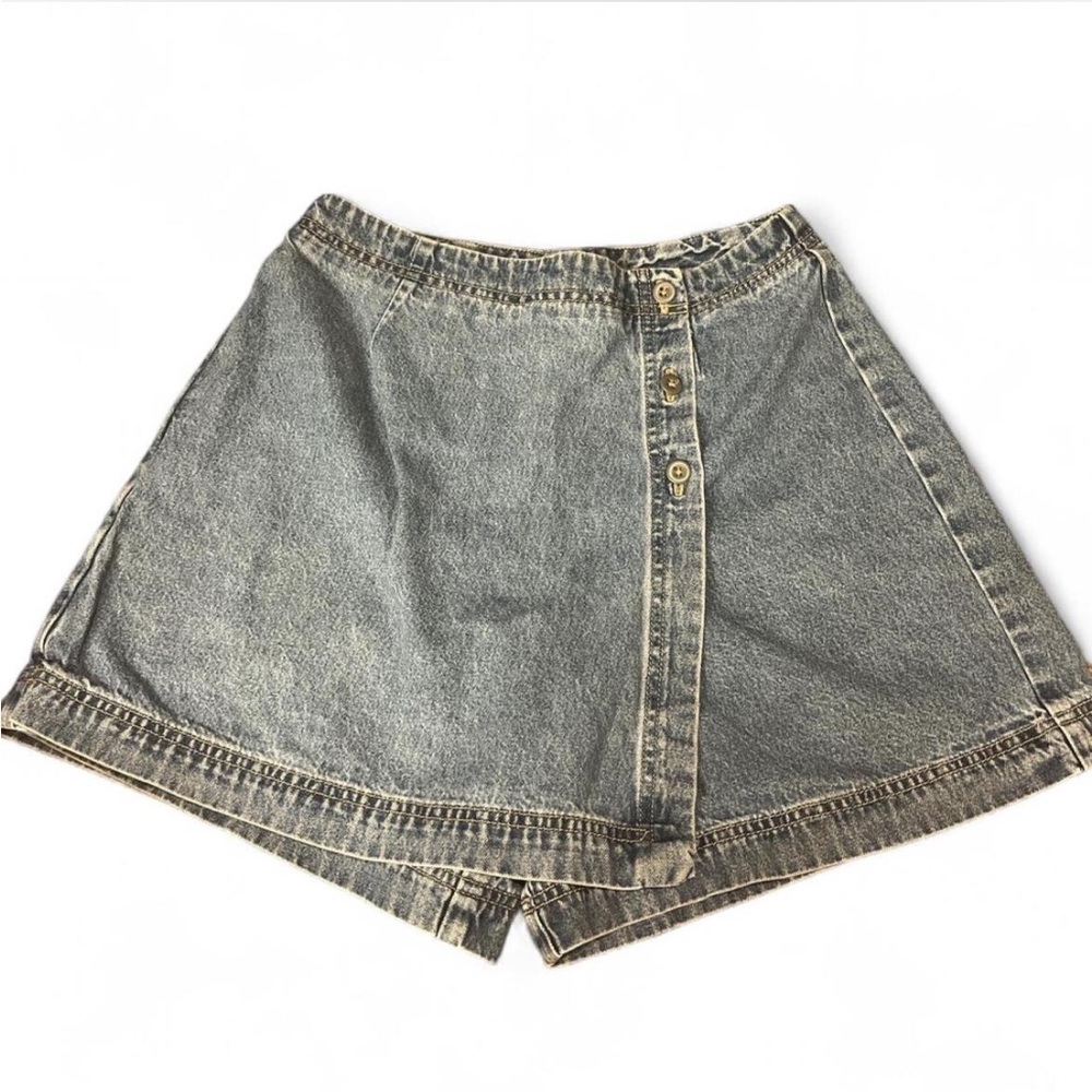 Sonoma Denim Button-Front Skort